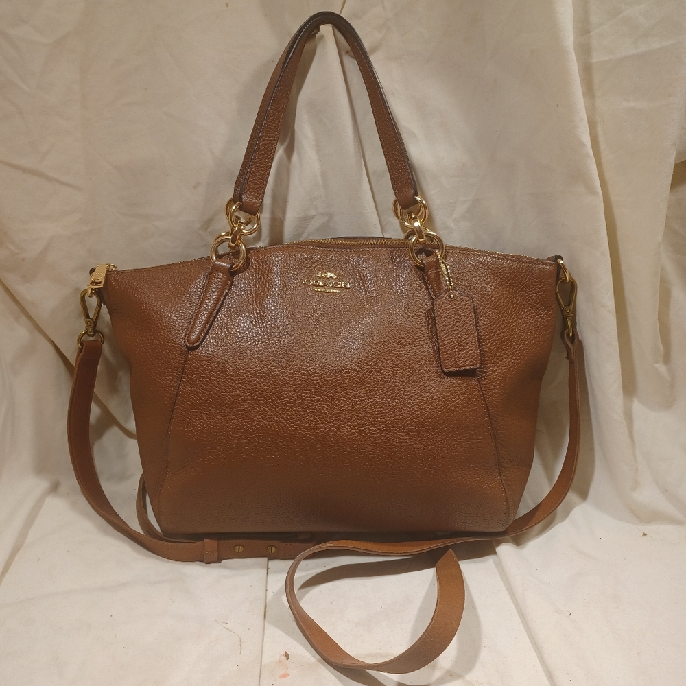Coach Brown Leather Shoulder Bag
